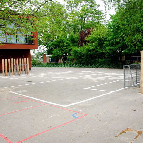 Voetbalveld Schoolplein Robinia