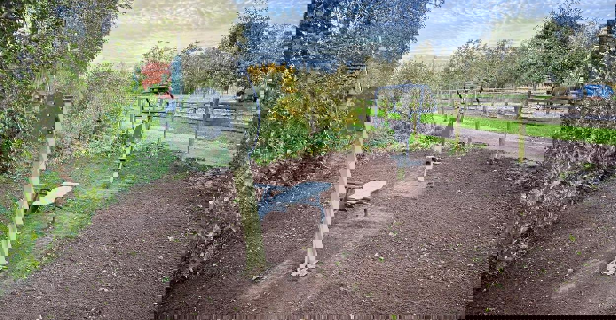 Toegankelijke outdoor sporttoestellen bij zorgboerderij