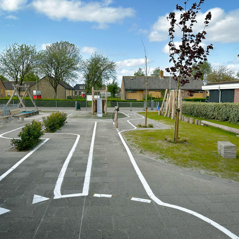 Verkeersplein Schoolplein Bakker Speeltoestellen