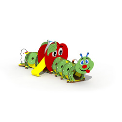 De rups en de appel (lange + kunststof glijbaan versie)