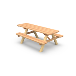 Rolstoelvriendelijke robinia picknicktafel