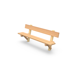 Zitbank in robinia