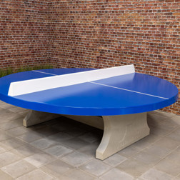 Pingpongtafel rond Blauw