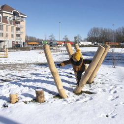 De schaar (18 palen)