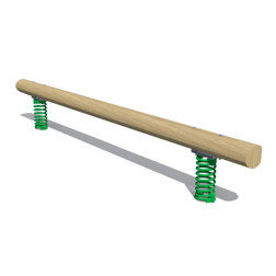 Balanceerbalk op veren (1)