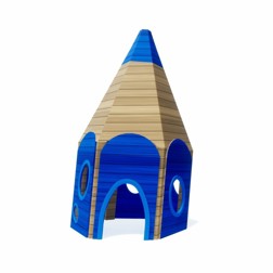 Speelhuisje Puntje blauw
