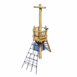 Klimtoestel Piratenmast met ladder