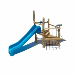 Glijbaantoren Sering blauw
