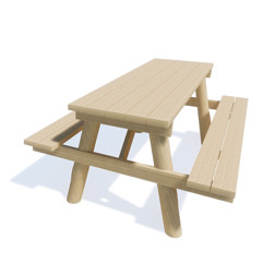 Picknickset Robinia, maaiveld
