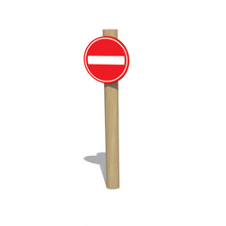 Verkeersbord verboden in te rijden