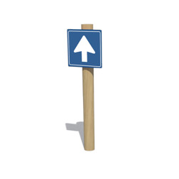 Verkeersbord eenrichtingweg