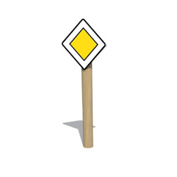 Verkeersbord voorrangsweg