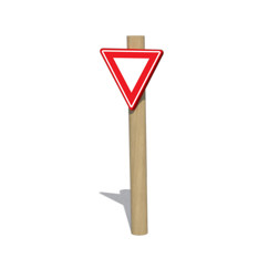 Verkeersbord voorrangskruising